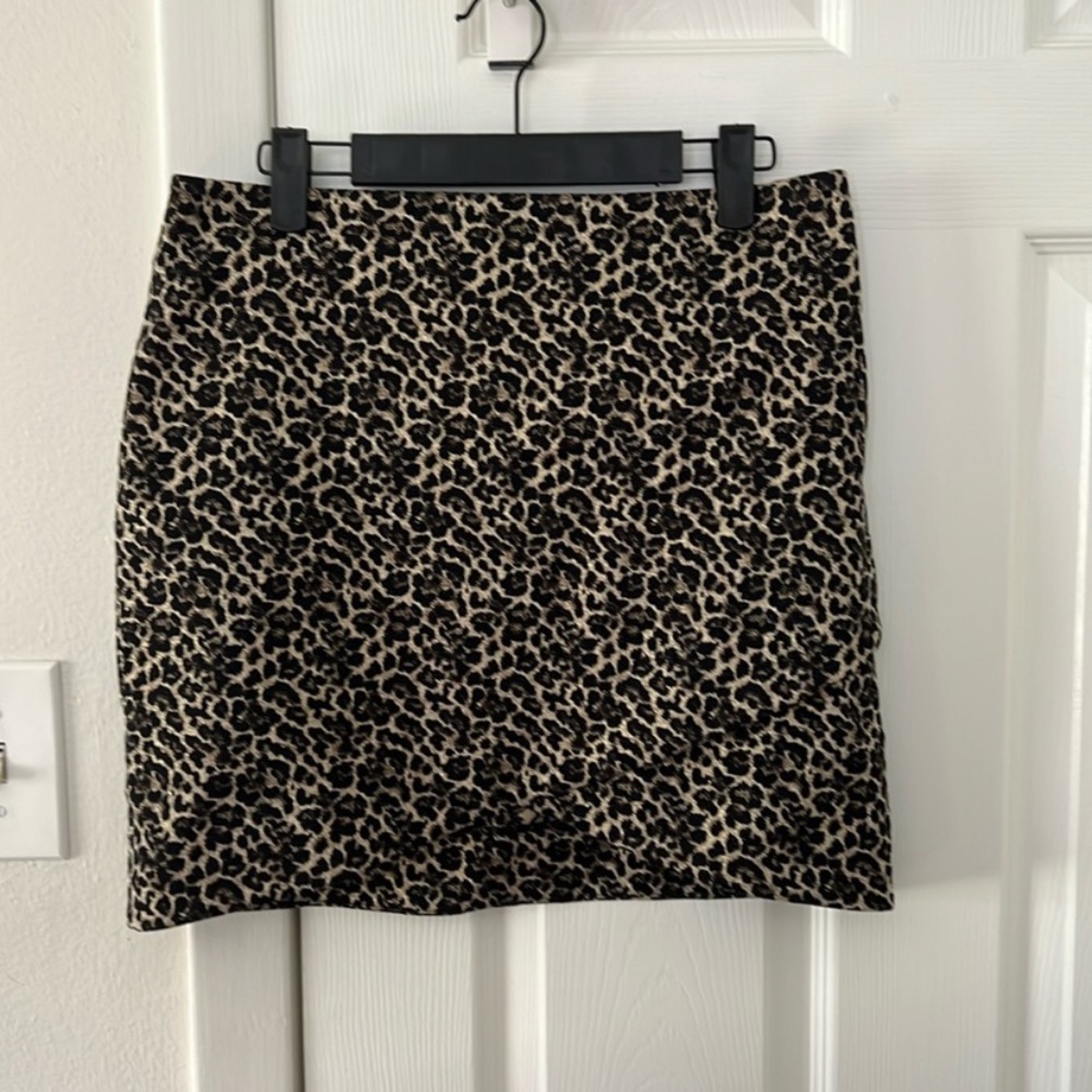 NWT Leopard Sezane Calvi Skirt